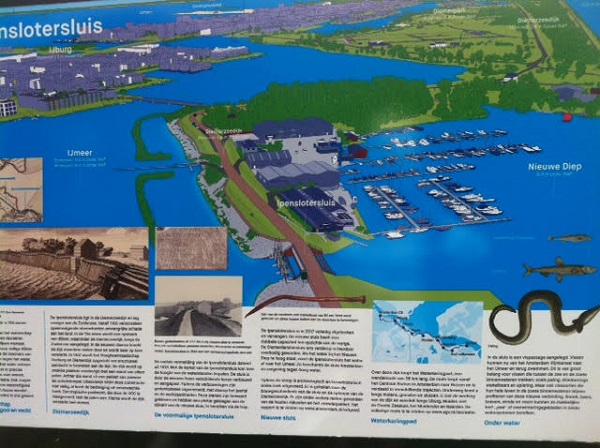 Ipenslotersluis infobord